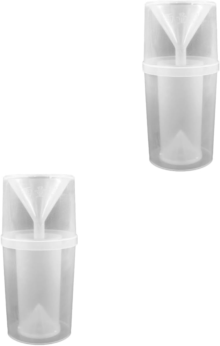 PAREKS 2 Sets rain Gauge Plastic Test Tubes Plastic Measuring Cup rain Measuring Cup Gardening Tools rain Measuring Gauge rain Water Measuring Device rain Measure Gauge Clear Test tube/2395