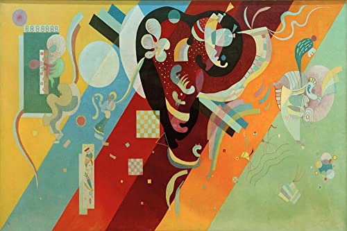 Affiche impression Kandinsky Composition IX : toile murale abstraite décoration salon 60x90