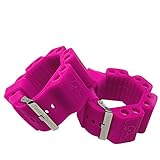 Tone-y-Bands Silicone Wrist Weights, Pink, ½ Pound each Band, 2 per Set