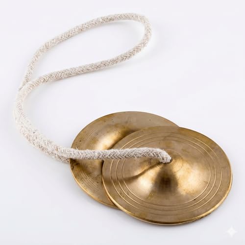 Cymbales à main Manjeera en bronze pour rythmer les chants sacrés sans fausse note