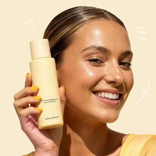 On The Beach Hair & Body Mist, Friction Fragrance Tech, Long Lasting Hydrating Body Spray with Coconut Amber Scent, Non-Sticky Perfume Mist for Hair & Body, All Skin Types (1) - 1