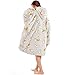 Narecte Oversized Blanket Hoodie Wearable Blanket Sweatshirt for Women Adults Soft Hooded Blanket Warm Oversized Hoodie Blanket Birthday Gifts for Women Christmas Gift for Friends Female Cat