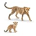 Produktbild Schleich Gepardin mit Gepardenbaby 2er Set 14746 14747