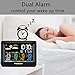 Kalawen Home Wireless Weather Station Multiple Sensors with Atomic Clock, Indoor/Outdoor Thermometer Wireless Humidity Barometer Monitor
