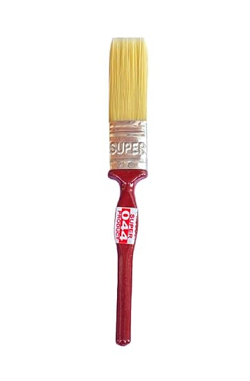 TICSER Super Brush 1 inch (25mm) for Wall Painting Oil Painting Canvas Painting Enamel Painting Water Based Painting, and for Cleaning Delicate Item