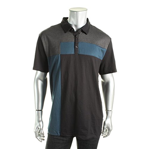 Calvin Klein Men's Short Sleeve Color Blocked Polo