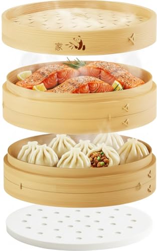 Bamboo Steamer Basket 10 inch