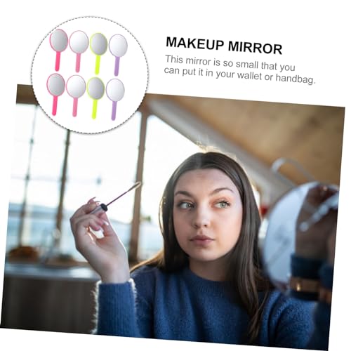 Espejo de mano para maquillaje portátil LIFKOME 8 piezas miniatura 4
