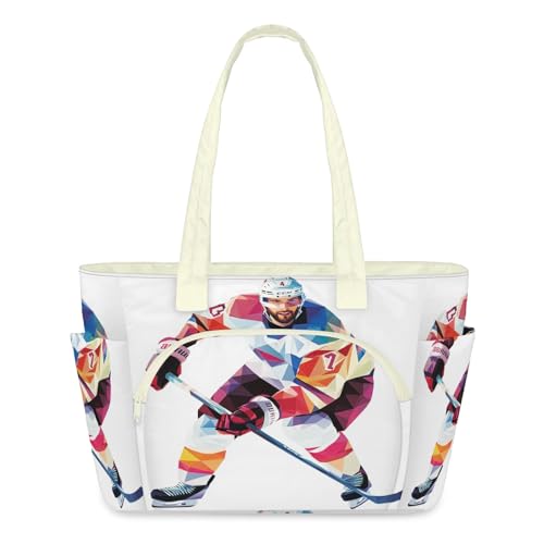 Sac à main léger matelassé hockey de la salle de sport au bureau