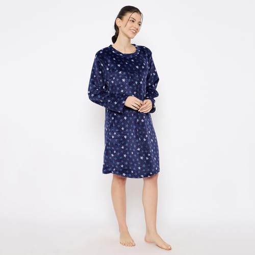 Image of CAMEY Women's Printed Nightgown, Long Sleeves, Nighty