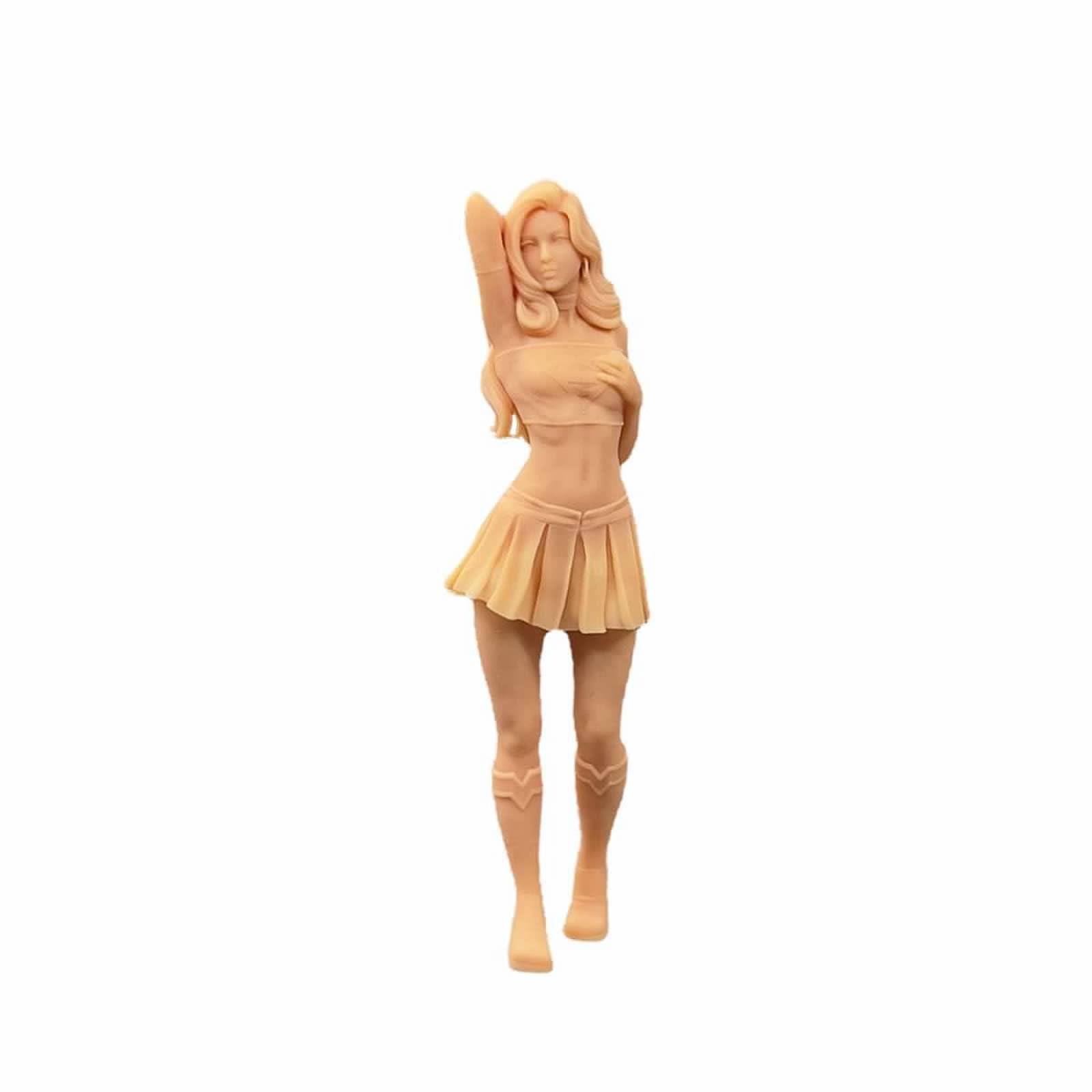 ZEDACAKAI 1/72 Figure Anime girl character student Sexy Woman Model Miniature scene GK Garage Kit Need To Be Colored By Yourself-No8 — image 1