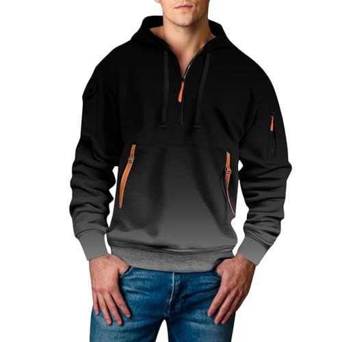 Sudaderas con capucha de lobo para hombre y chaquetas de entretiempo casuales XXL