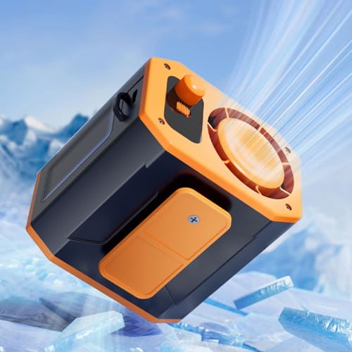 Ventilador de cintura recargable de 3600 mAh para refrescarte mientras haces deporte al aire libre 6