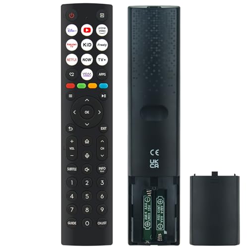 Télécommande vocale de rechange Hisense Smart TV 55E77NQTUK 65E77NQTUK