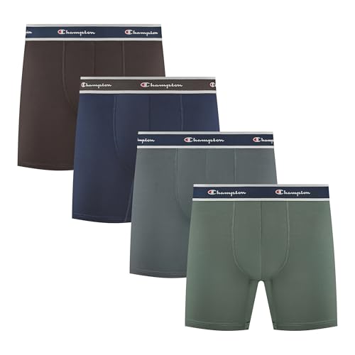 Champion Men's Performance Boxer Briefs, 4-Pack - image 1