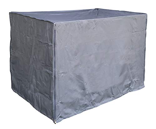 QUICK STAR Gitterbox Abdeckung 125x85x87cm Grau Schutzhülle Abdeckplane