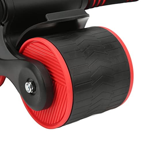 Rueda abdominal de rebote automático, equipo de ejercicio de rodillo abdominal, máquina de rodillo abdominal con rodillera para entrenamiento de fuerza abdominal, gimnasio en casa para hombres y - imagen 9