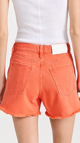7 For All Mankind Easy Ruby Cutoffs in Tigerlily Tigerlily 283