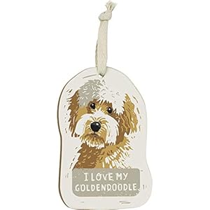 Primitivesbykathywoodenhangingornament2sidedilovemygoldendoodle Urban Country Home Decor Primitives by kathy wooden hanging ornament 2 sided i love my goldendoodle urban country home decor