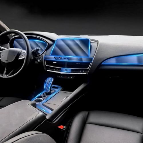 Película TPU para Cadillac CT5 2019-2022 RHD protector de salpicadero y pantalla 2