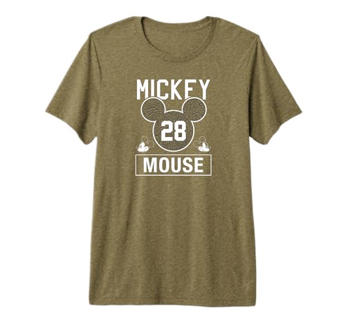 T-shirt Mickey Mouse 28 Premium : tissu anti-déformation qui dure