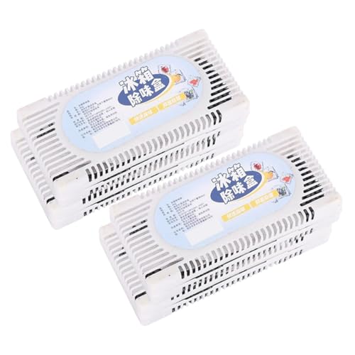 IWOWHERO 4 Piezas fridge deodorizer desodorante frigorifico Caja desodorante para habitaciones detergente refrigerador purificador ambientador absorbedor de olores nevera el plastico