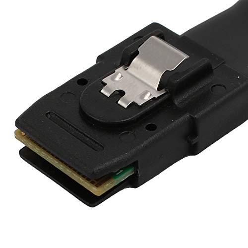 Cable Mini SAS 36P SFF-8087 a 4 SATA 7P 1 metro azul miniatura 3