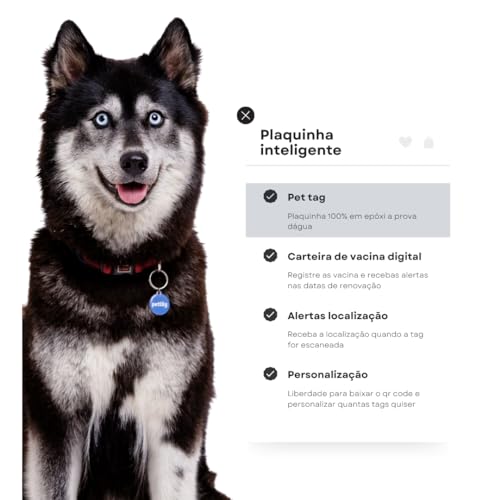Pet Tag - Plaquinha de Identificação Inteligente para Pets