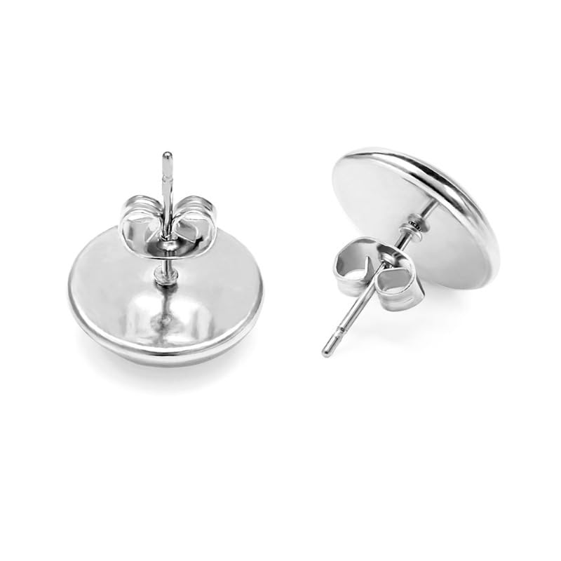 Unisex Alloy 12mm Simple Round Cool Colorful Stripes Rainbow Flag LGBT Gay Pride Gemstone Ear Stud Earring2