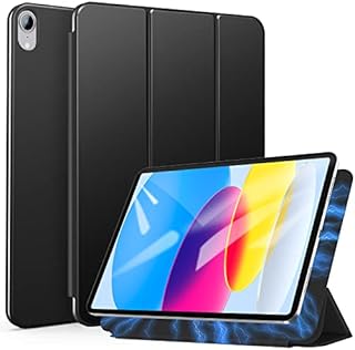 ZtotopCases Magnetic Case for iPad 10th Generation, 2022 10.9-inch iPad Model,Ultra Slim Strong Magnetic Attachment, Smart Case with Auto Sleep/Wake for iPad 10th Gen 10.9'' 2022, Black
