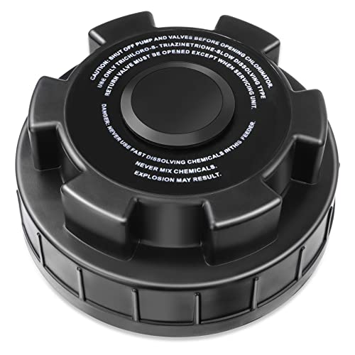 Pomeade Chlorinator Cover Compatible with Hayward Cl200 CL220 Automatic Chlorinator Feeder ABS Material Long Service Life with The Chlorinator to Ensure no Leakage Easy to Install(Black)
