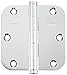 Baldwin 1135260I 0.625 Radius Mortise Hinge, Bright Chrome