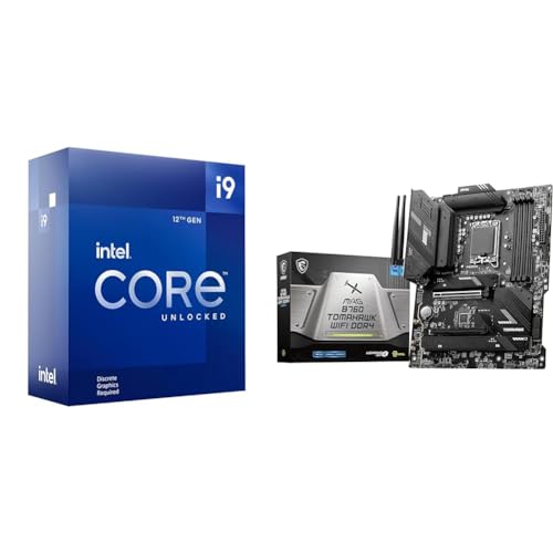 Image of Intel Core i9-12900KF Gaming Desktop Processor + MSI MAG B760 Tomahawk WiFi DDR4 Gaming Motherboard