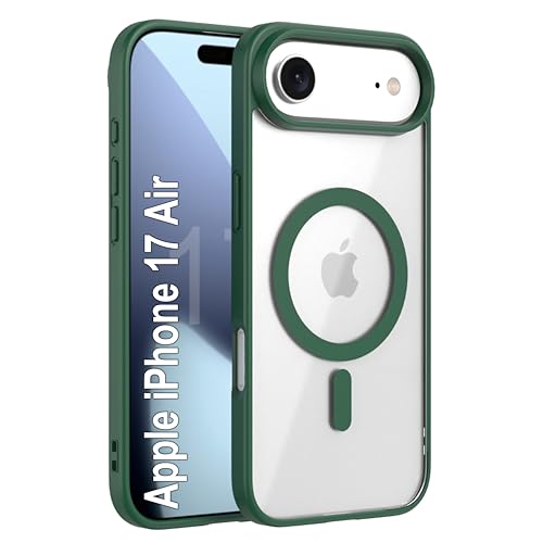 Image of amazon basics Back Case Cover for iPhone 17 Air | Scratch-Resistant Back Cover | Forest Green