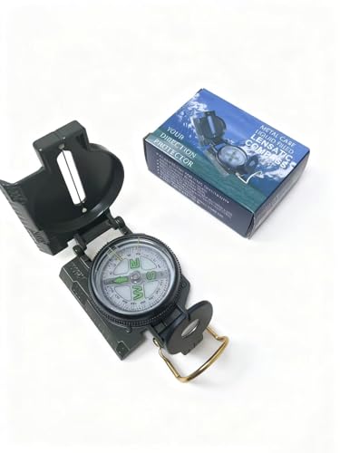 Brújula militar lensática para outdoor y supervivencia miniatura 7