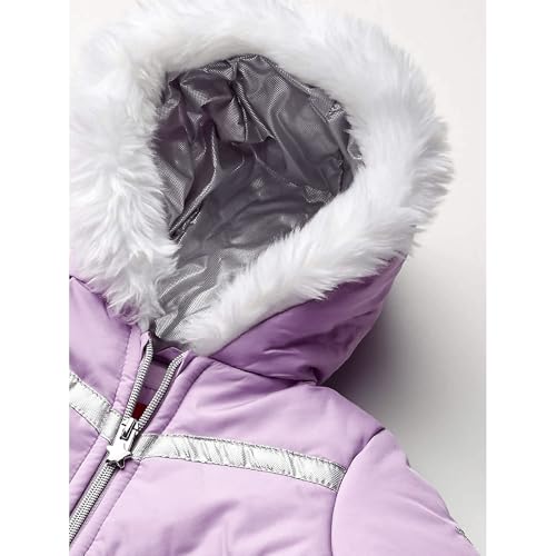Image of LONDON FOG girls Snowsuit With Snowbib and Puffer Jacket