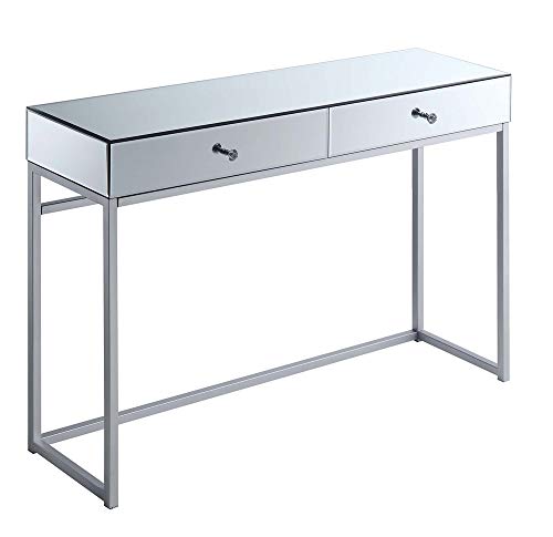 Installazione facile e veloce Convenience Concepts 413999MRSS, Consolle Specchio/Riflessi Argento