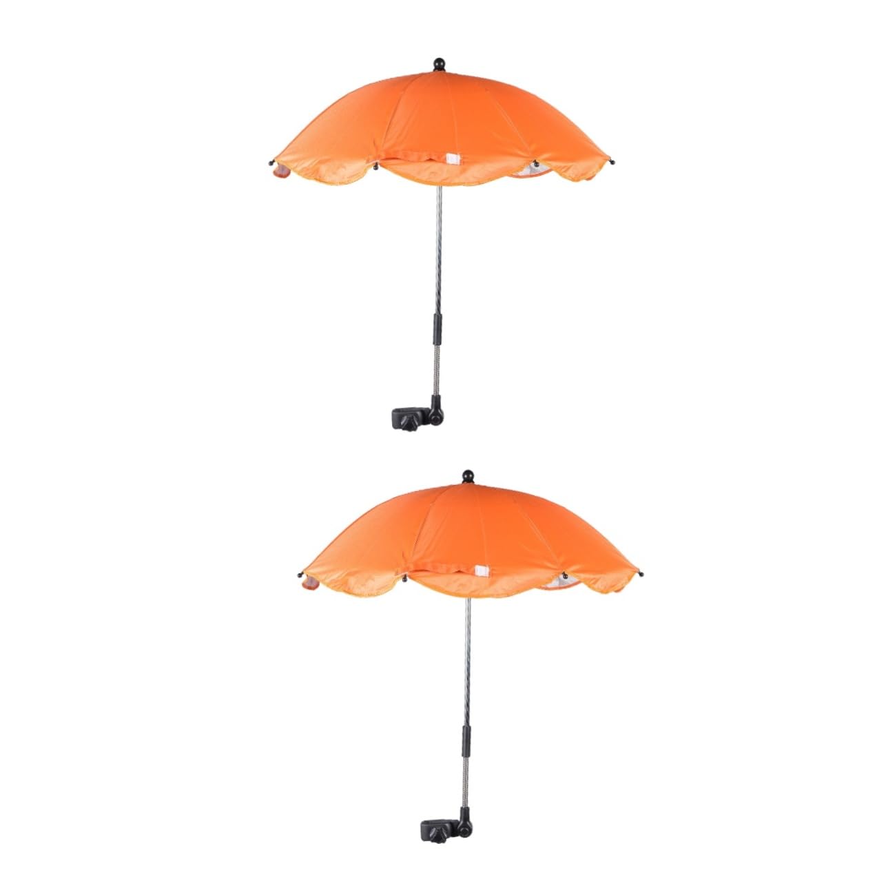 2piezas Sombrilla Para Cochecito Clip Protección Uv Para Paseos y Días y Resistente Sombrilla