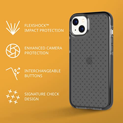 tech21 iPhone 14 Plus Evo Check - Stoßdämpfende & Schlanke Schutzhülle mit 4,8 m FlexShock Multi-Drop Schutz & Extra Tasten – Ansicht 2