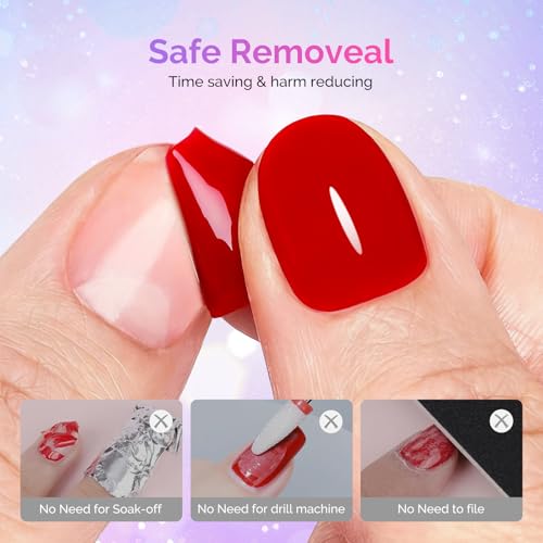 Image of MelodySusie 15ML Clear Peel Off Gel Base Coat for Gel Nail Polish, Upgraded Formula Long-Lasting Soak Off-Free Easy Removal without Damage,stronger adhesion,essential for Home DIY and Nail Salon