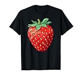 Fraise. Costume de baies. Costume de carnaval fruité. Vivez sainement et soucieux de votre santé. Cadeaux pour les végétariens, les fruitariens ou les amateurs de fruits. Tenue pour hommes, femmes, enfants, partenaires, couples ou groupes.