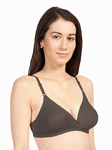 Image of SONARI Omania Womens Non-Padded Cotton Polyester Bras - Solid, Non-Wired, Medium Coverage, Hand Washable (Pack of 2)