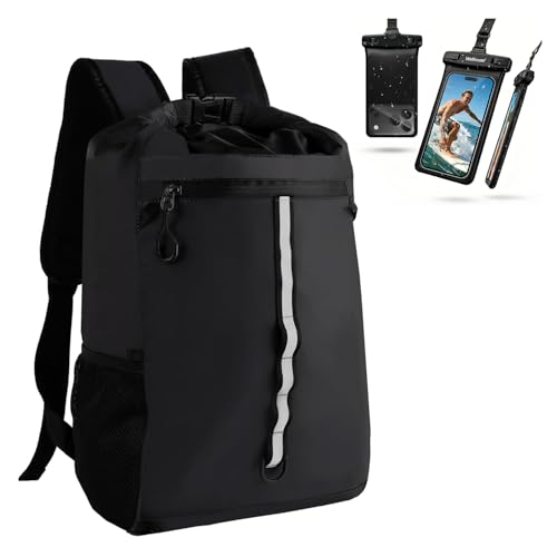 Drybag mochila impermeable, IPX68 con diseño sellado Roll-Top, mantiene el equipo seco para canotaje, kayak, deportes acuáticos, rafting, viaje y surf