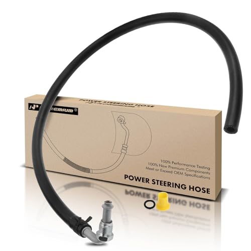 A-Premium Power Steering Return Line Hose Assembly Compatible with Jeep Cherokee, Wagoneer, Grand Wagoneer, J10/J20 & Chevrolet Malibu & Ford & GMC & Isuzu & Oldsmobile, with O-ring