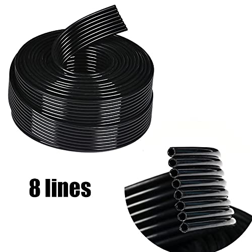 Akcesoria do drukarek 10 metr rurka z tuszem UV 4 linie 6 linii 8 linii sposoby dla Epson DX4 DX5 DX7 rura głowicy/Mimaki Mutoh Xuli Galaxy wąż do drukarki UV (Color : 5x3mm UV 8 lines)