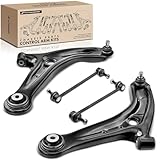 A-Premium 4Pcs Front Suspension Kit, Lower Control Arm Front Sway Bar Links, Compatible with Mazda 2 2011 2012 2013 2014