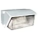 RAB Lighting WP4H320PSQW WP4 Metal Halide Wall pack with Glass Lens, ED28 Type, Aluminum, 320W Power, 31000 Lumens, 120/208/240/277V, White
