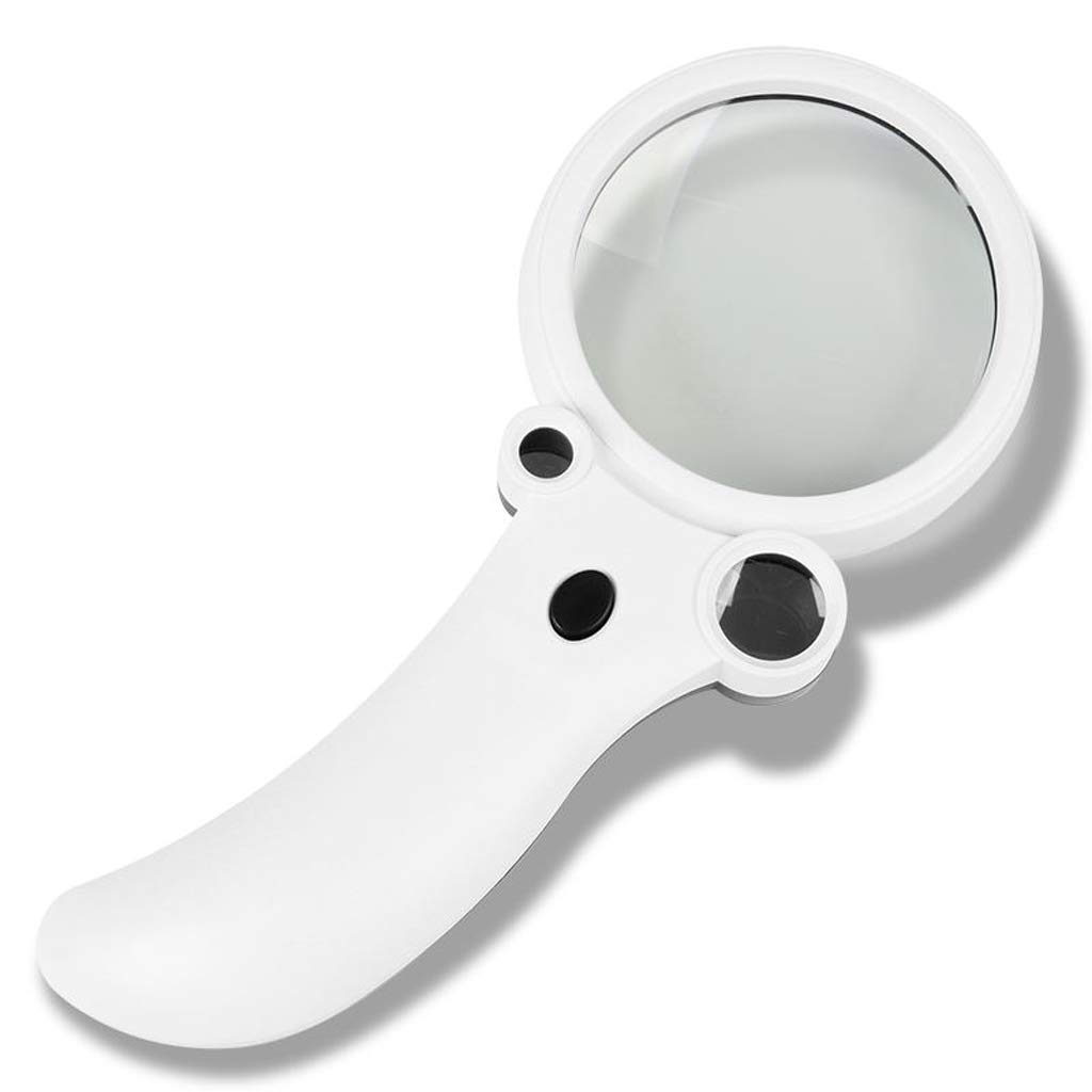 Loupe grossissante HD CRODY multifonction 4 modes de zoom et lampe de poche LED UV