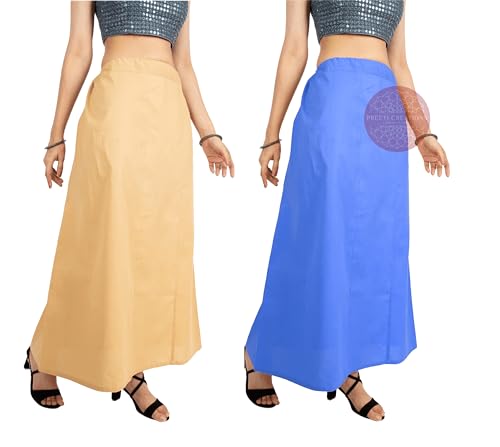 Image of Plus Size Cotton Petticoat for Women Combo (Size S to 6XL)