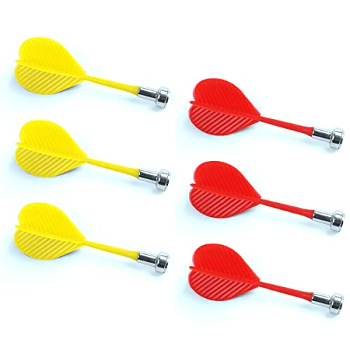 Trademark Games Magnetic Roll-Up Dart Board And Bullseye Game W/ Darts Black/Yellow #TOP6
